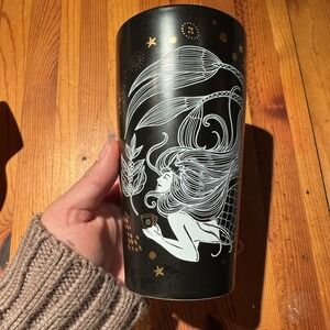 Starbucks 2019 Mermaid Siren Travel Cup Mug Tumbler 12 oz Ceramic with Lid Gift